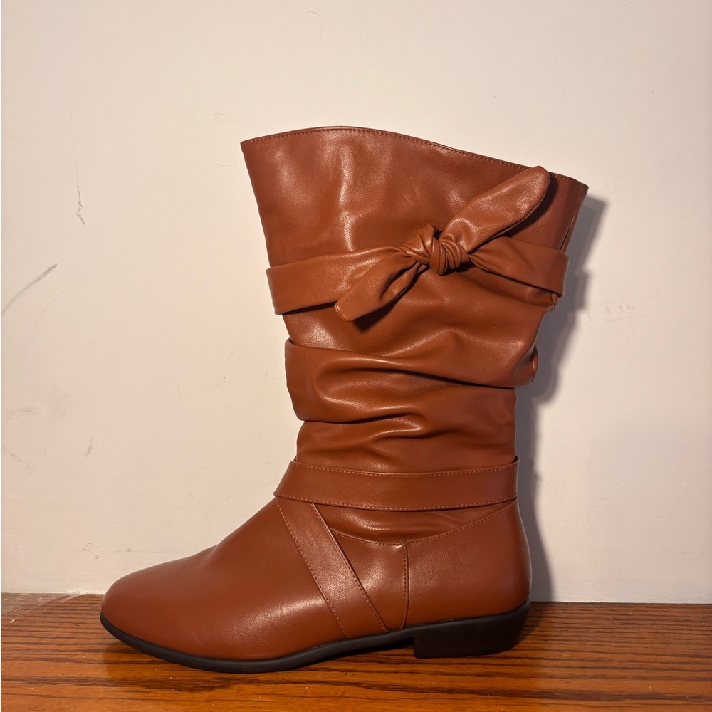 Women's Brown Leather Boots